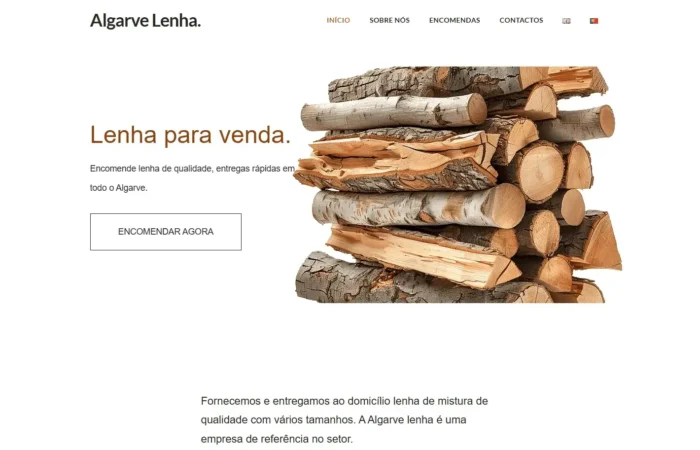 screenshot algarvelenha.pt