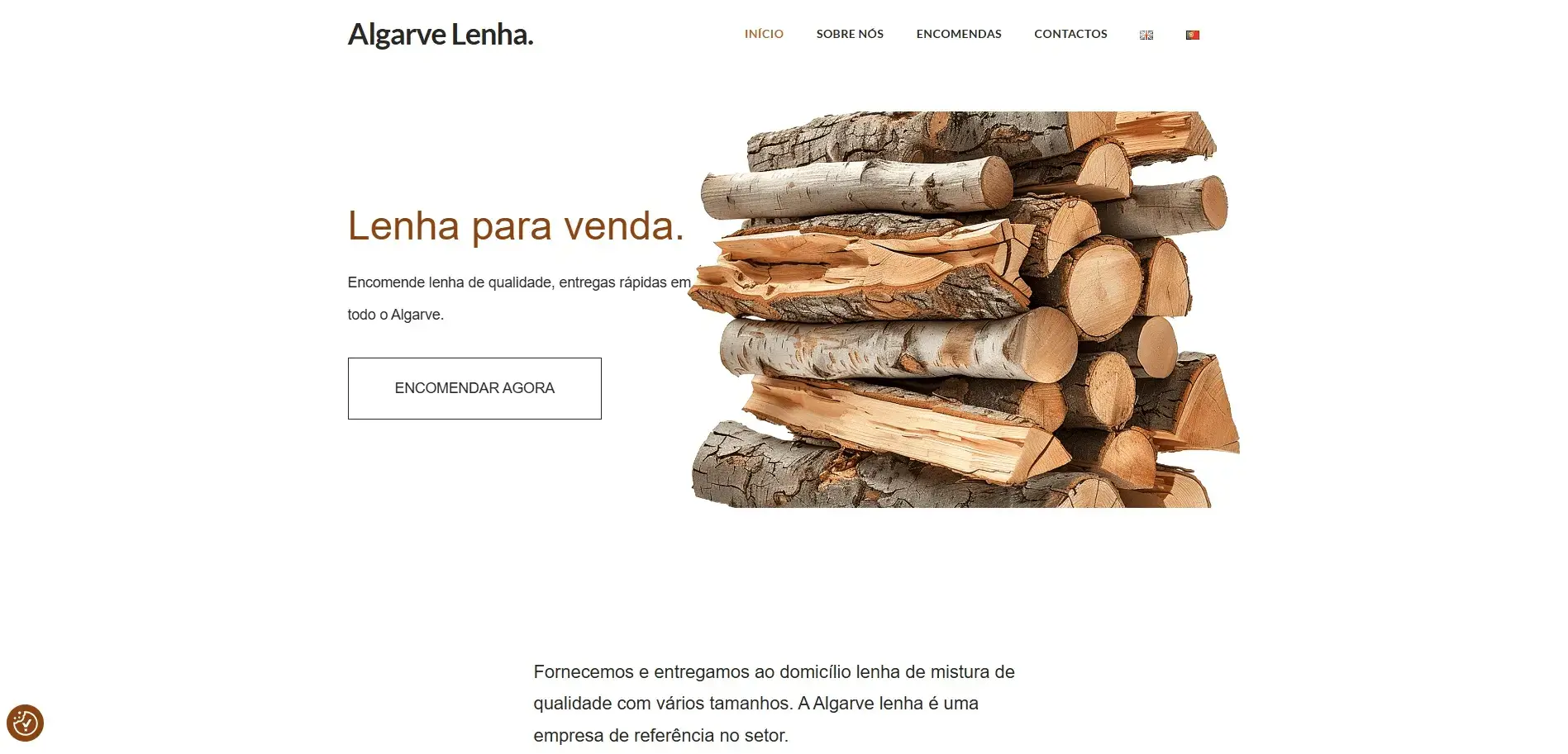 screenshot algarvelenha.pt