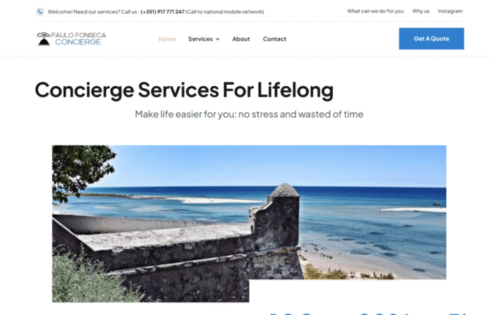 screenshot conciergepaulofonseca.com